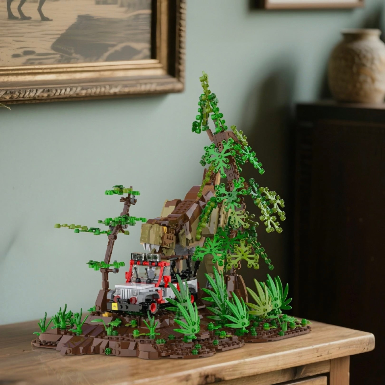T-rex vs Off-roader | 1556pcs