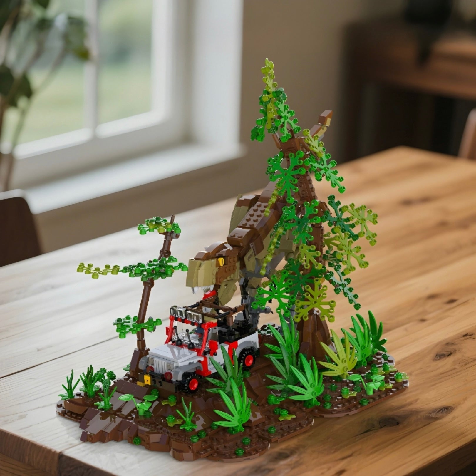 T-rex vs Off-roader | 1556pcs