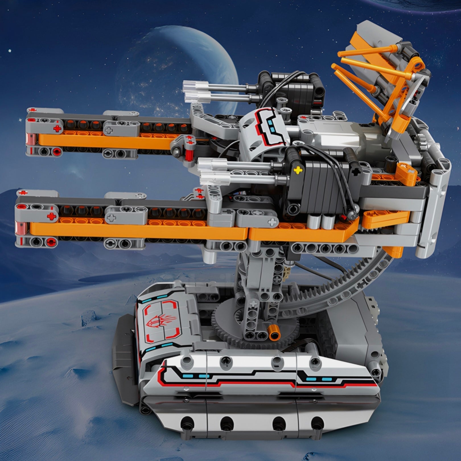 Intergalactic Defense Cannon | 852pcs | Block World