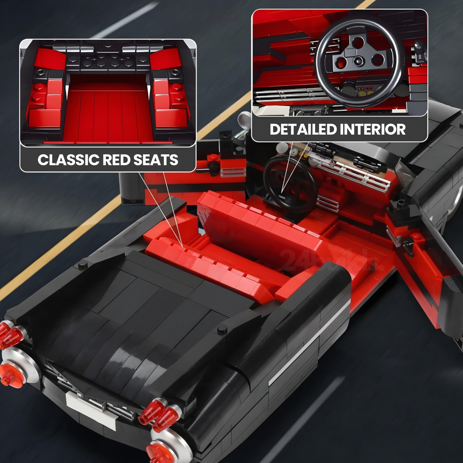 Classic American Droptop | 1246pcs | Block World