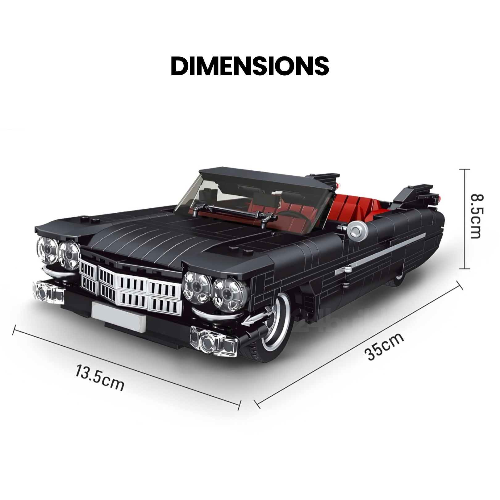 Classic American Droptop | 1246pcs | Block World