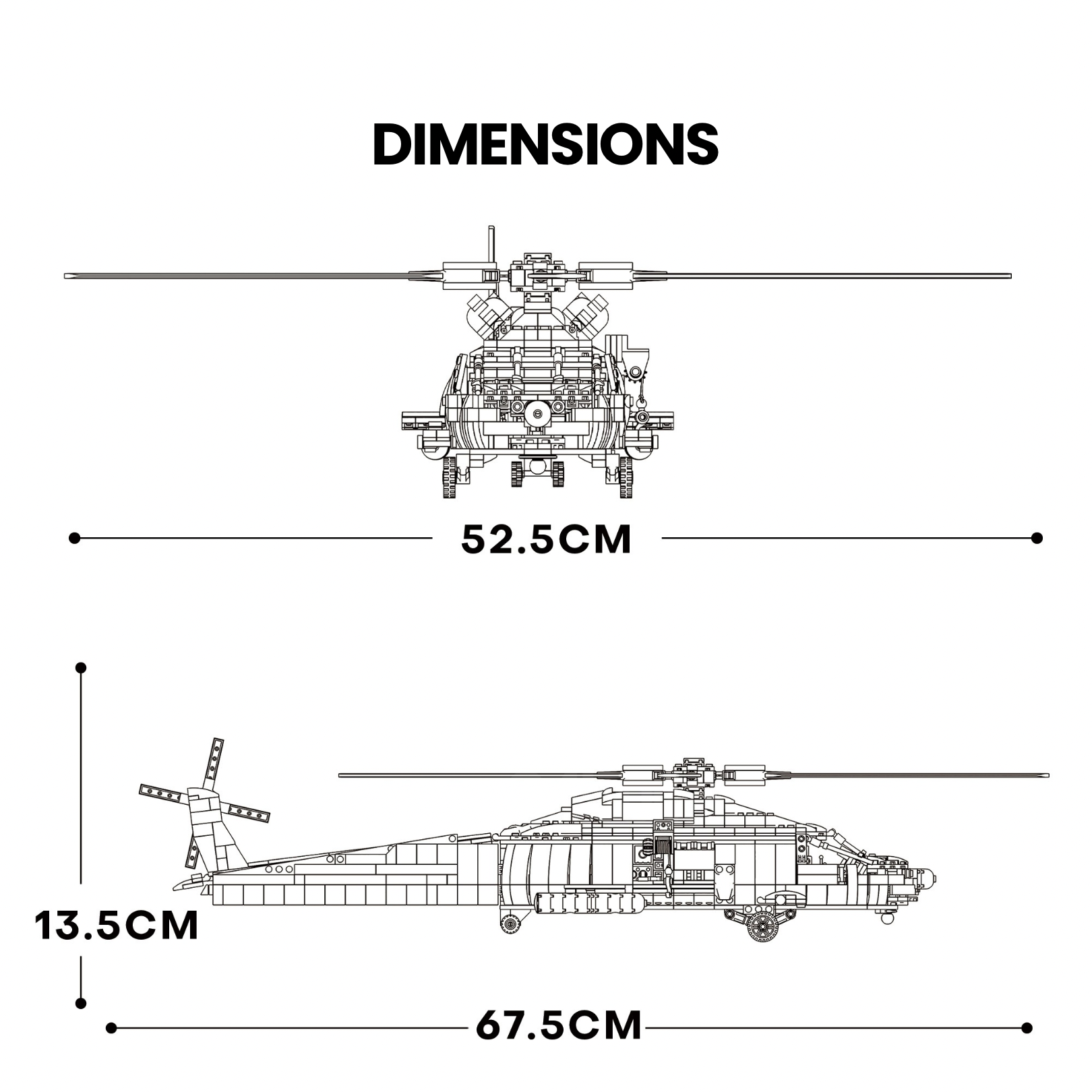 Hh-60j Rescue Helicopter | 1138pcs