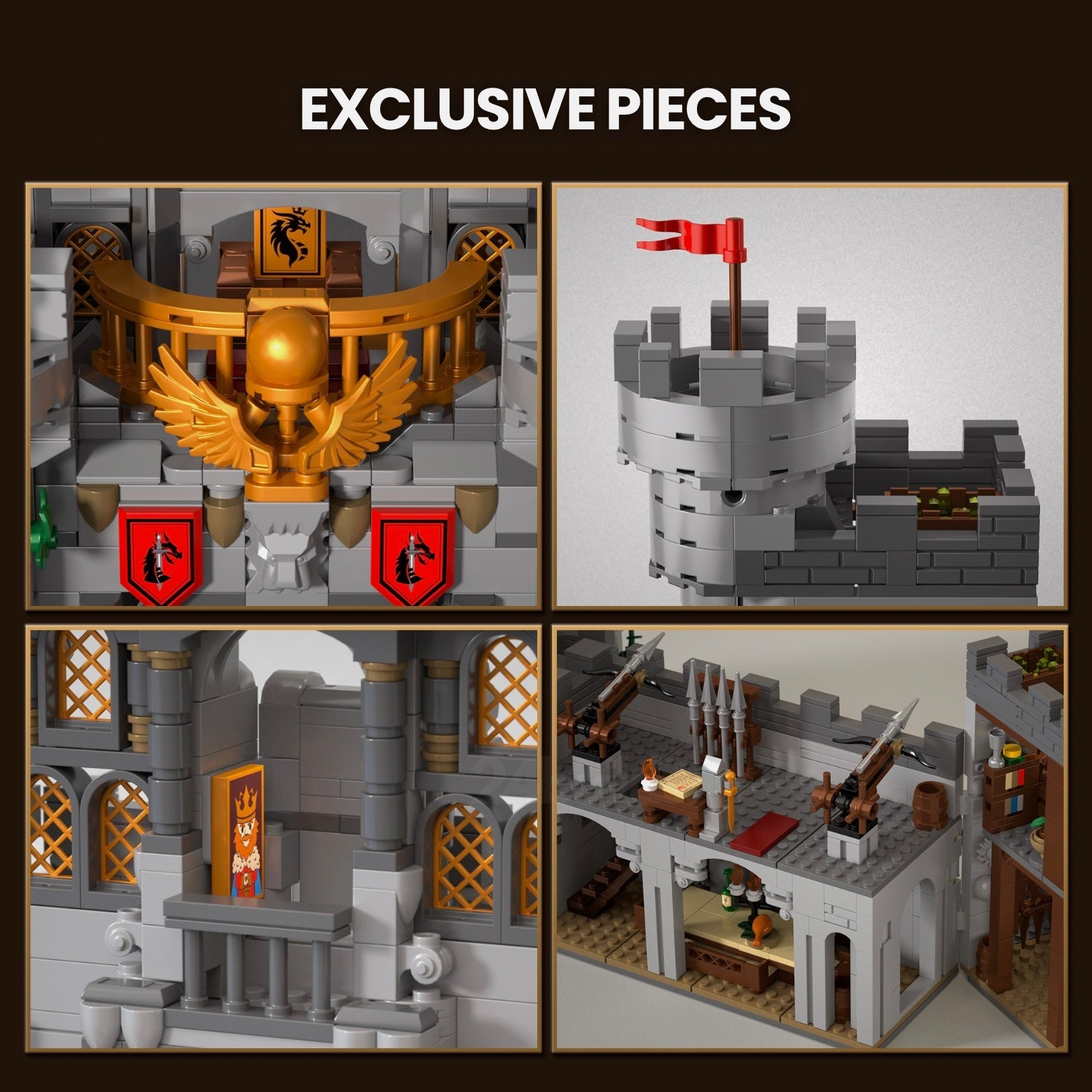 Holy Sword Castle | 2486pcs | Block World