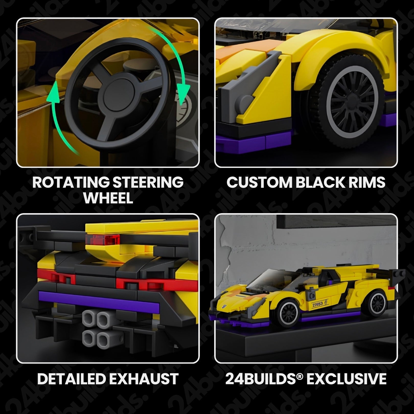 24builds® Veneno | 368pcs | Block World