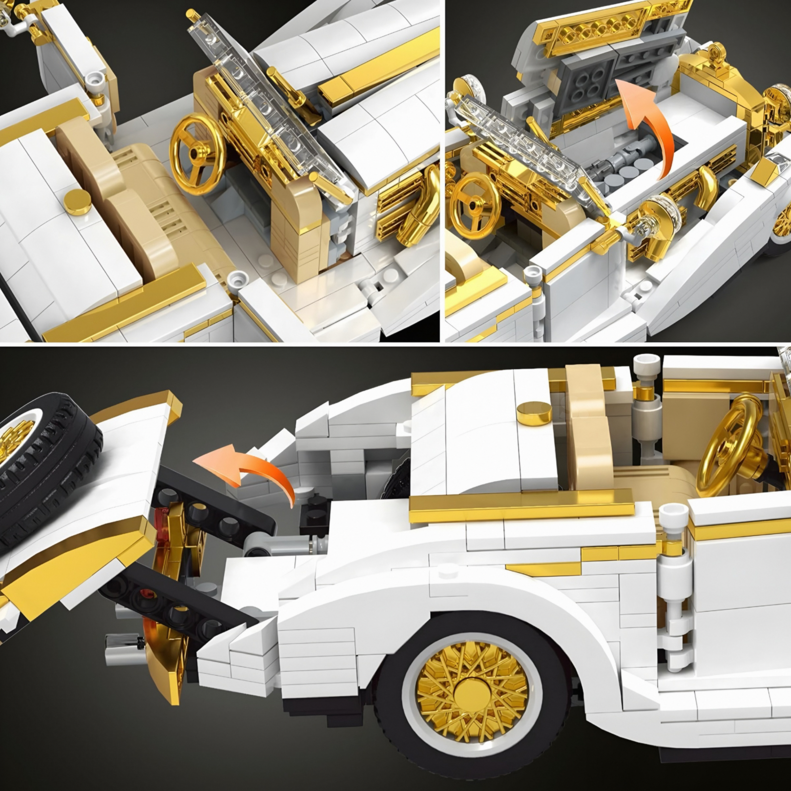 1920s British Luxury Coupe | 954pcs | Block World