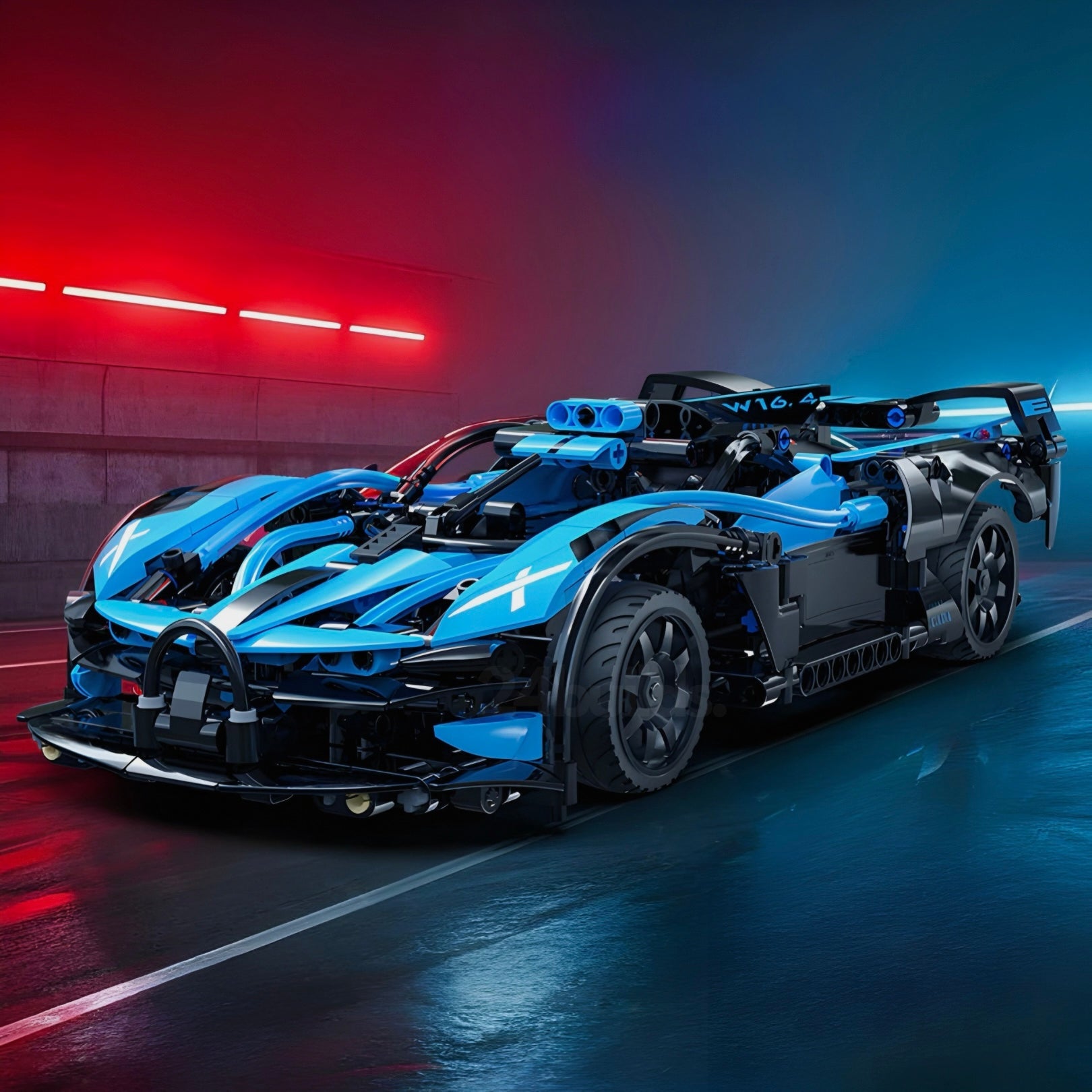 Remote Controlled W16 Track Hypercar | 1382pcs