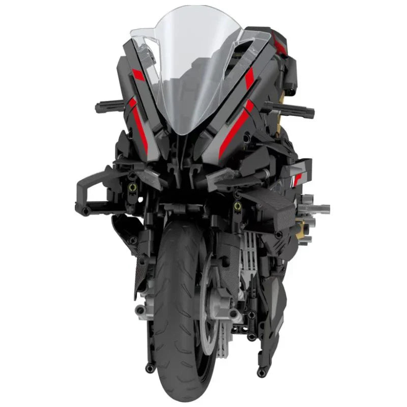 "Black Shadow" Sports Bike | 2078pcs | Block World