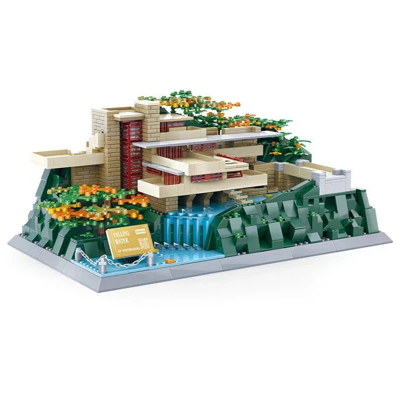 Fallingwater Villa | 1218pcs | Block World