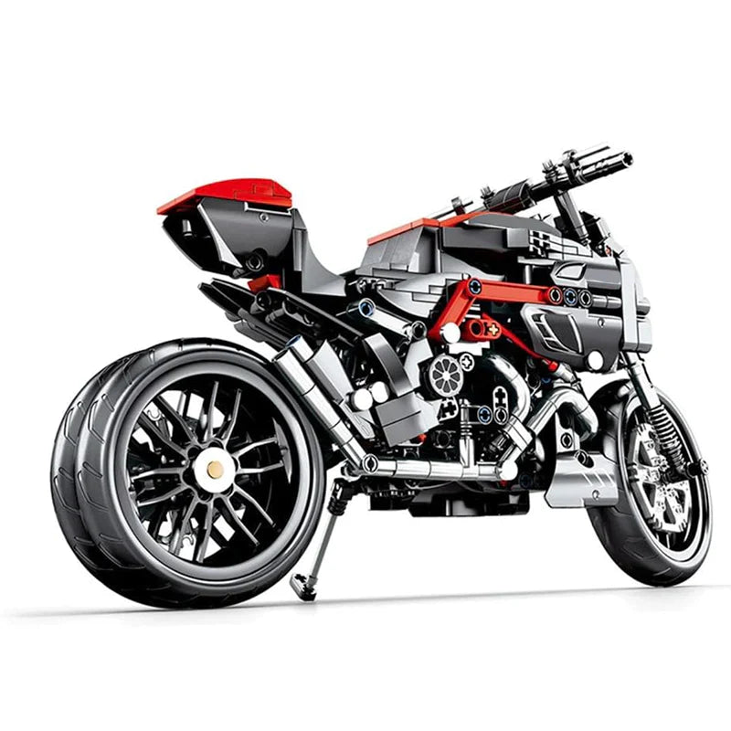Diavel Motorbike | 702pcs | Block World