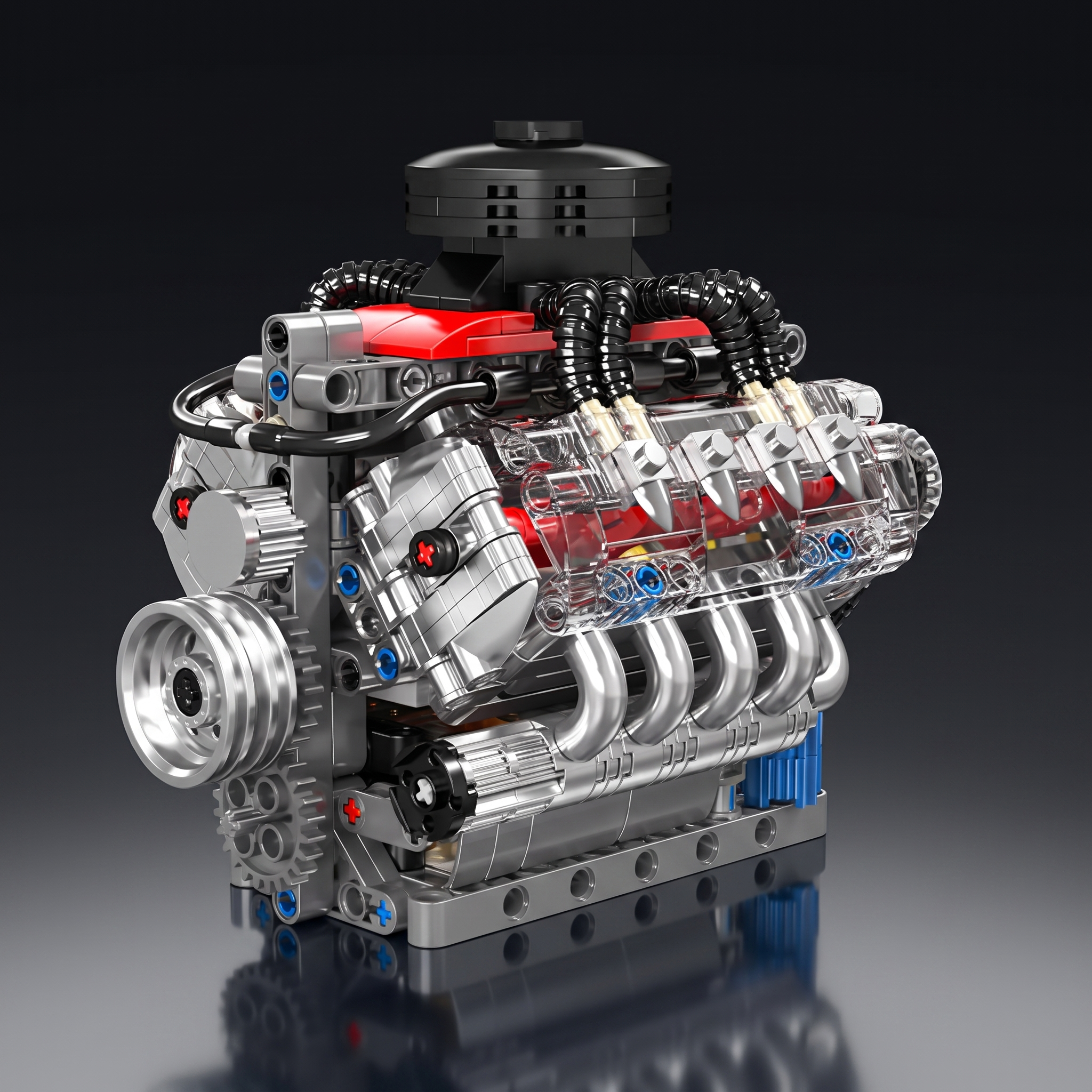 LSX454 American Muscle V8 engine - individual, 487 pieces