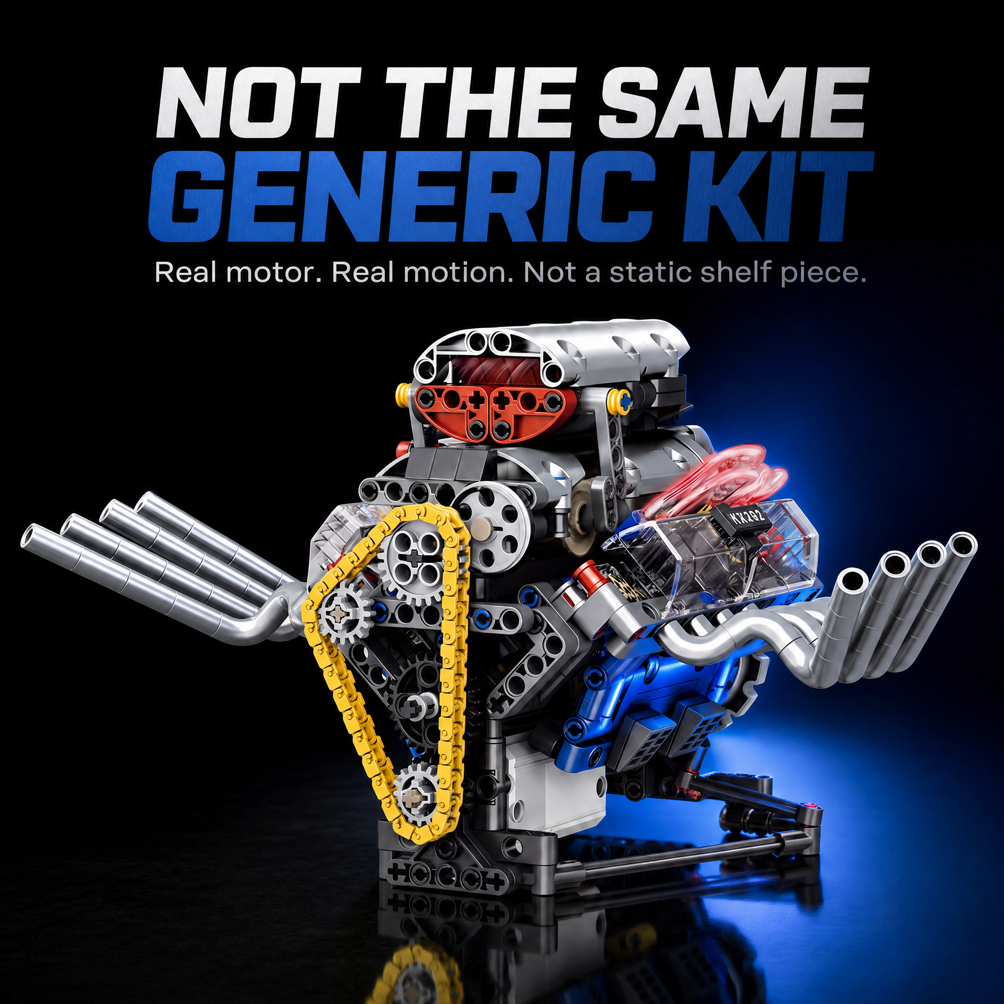 Not the same generic kit - real motor, real motion