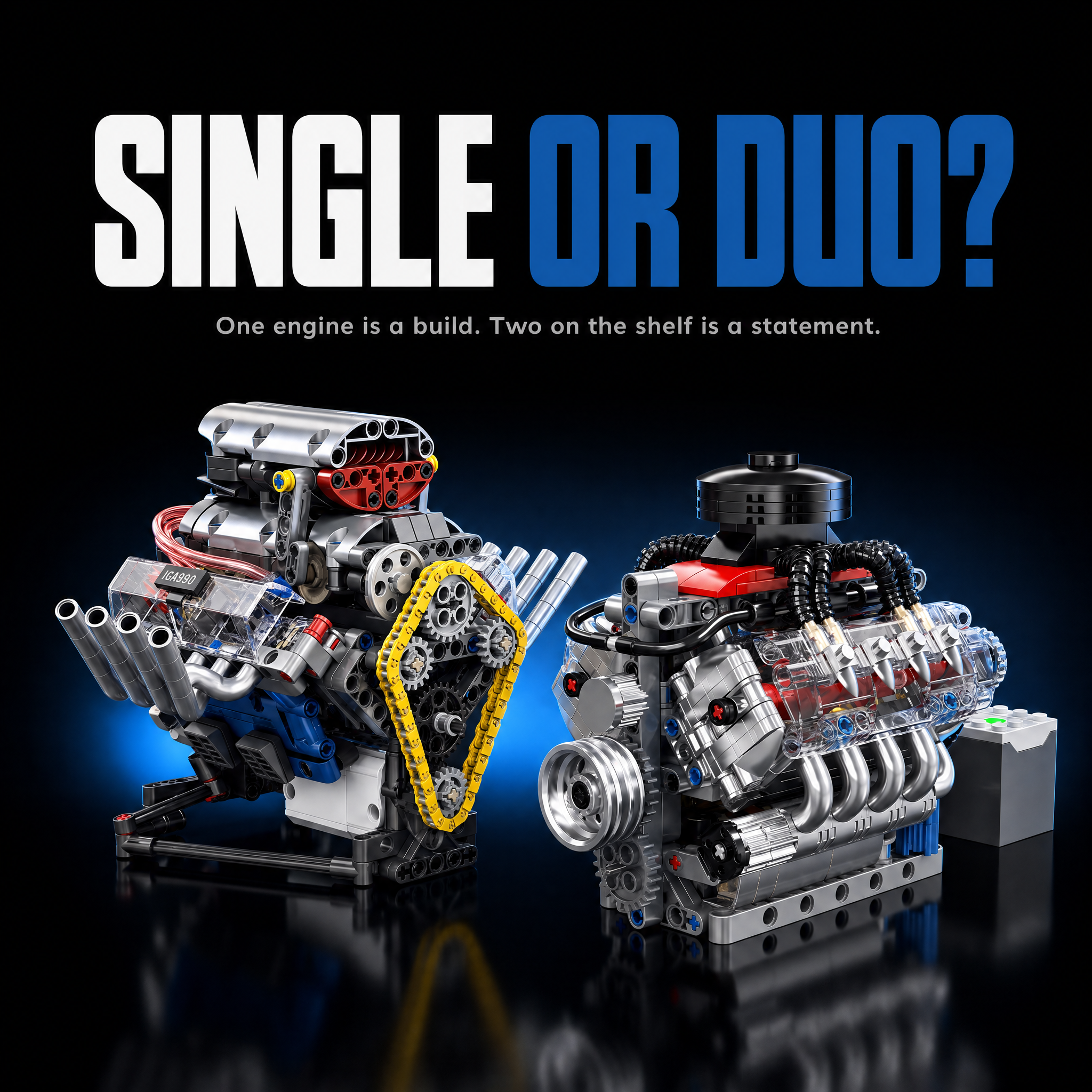 Single or Duo - one engine is a build, two is a statement