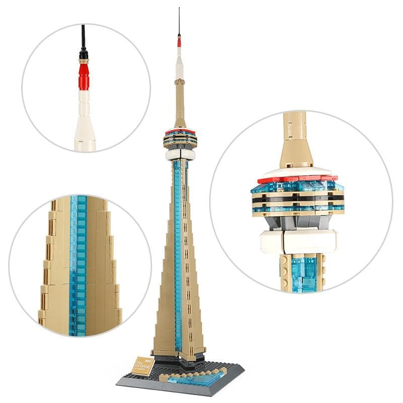 CN Tower Toronto | 400pcs | Block World