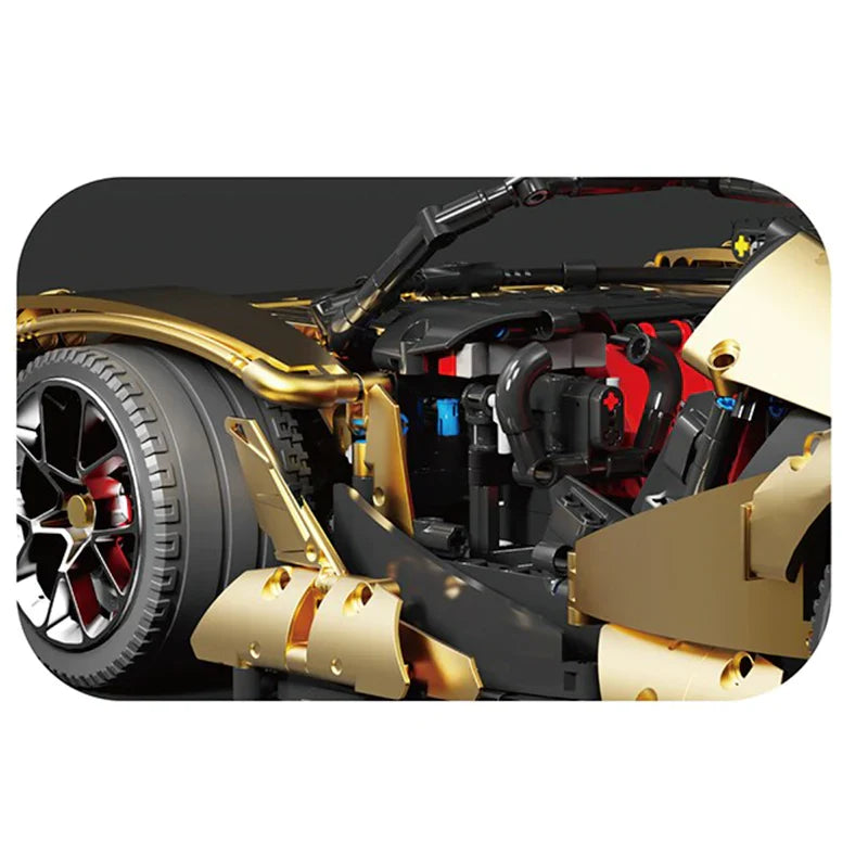 Satin Gold "intense Emotion" Hypercar | 3667pcs