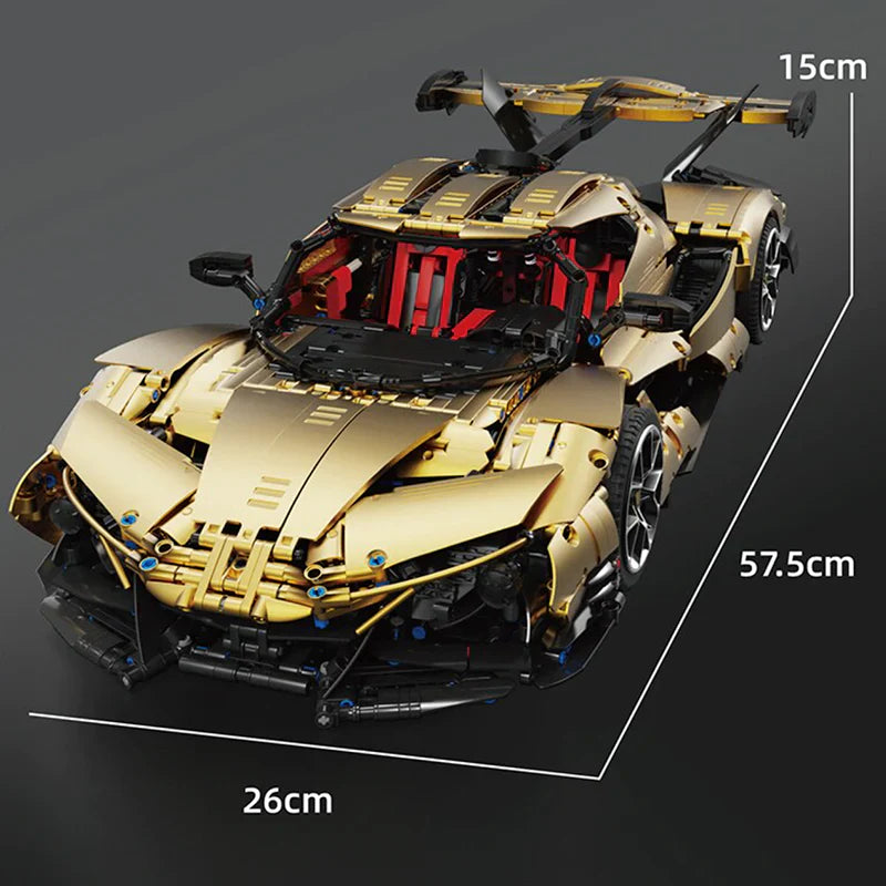 Satin Gold "intense Emotion" Hypercar | 3667pcs