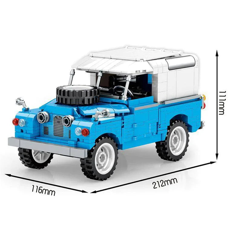 Classic British Off Roader | 730pcs | Block World