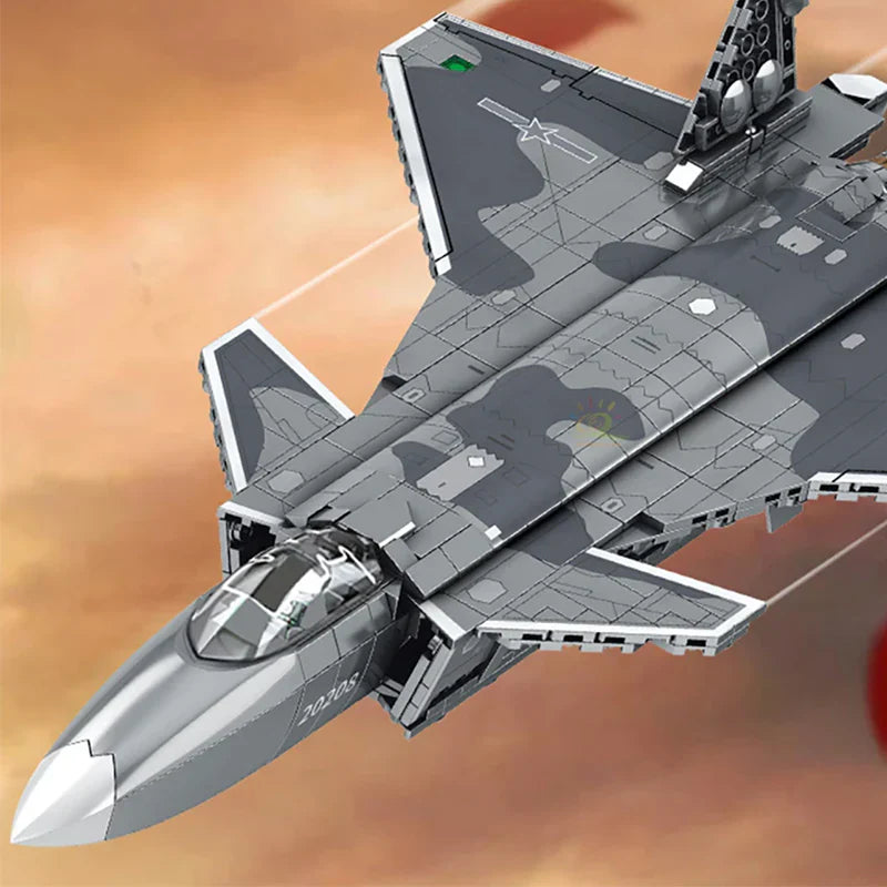 J-20 Fighter Aircraft | 774pcs | Block World