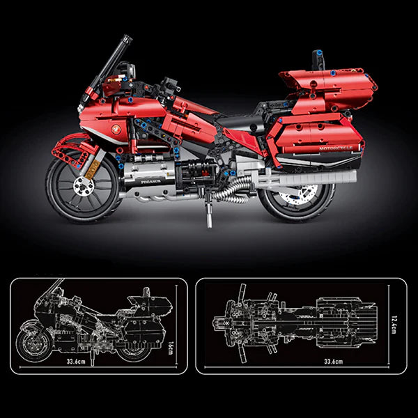 Crimson Cruiser | 1358pcs | Block World