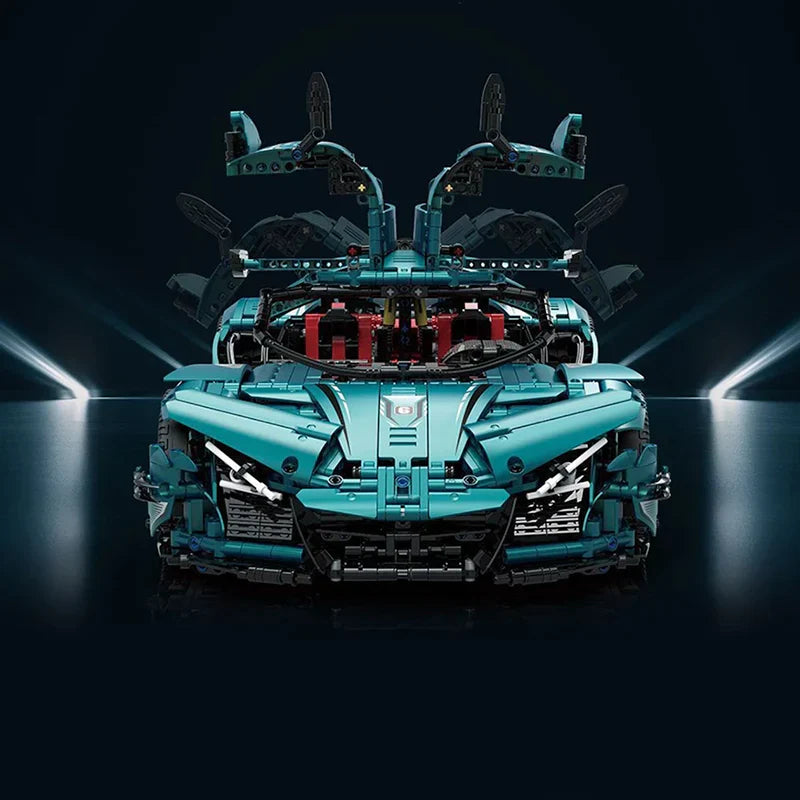 Satin Blue "intense Emotion" Hypercar | 3468pcs