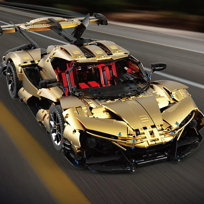 Satin Gold "intense Emotion" Hypercar | 3667pcs