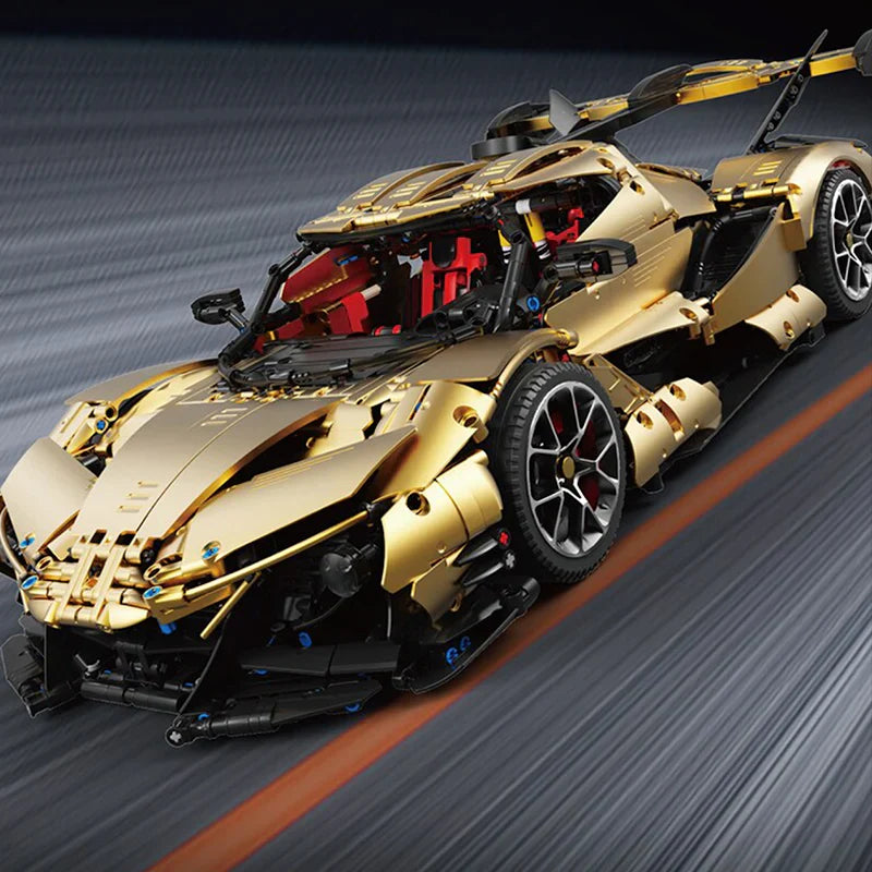 Satin Gold "intense Emotion" Hypercar | 3667pcs